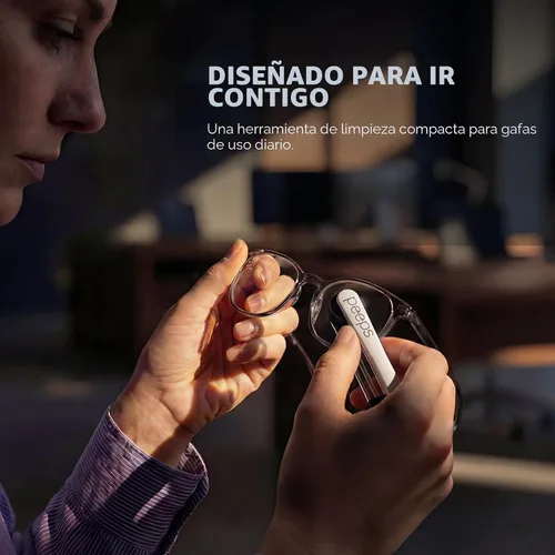 Miniatura 7 de Limpiador de lentes de gafas CarbonKlean Peeps - Tecnología de microfibra de carbono eficiente y duradera - Utilizado exclusivamente por la NASA