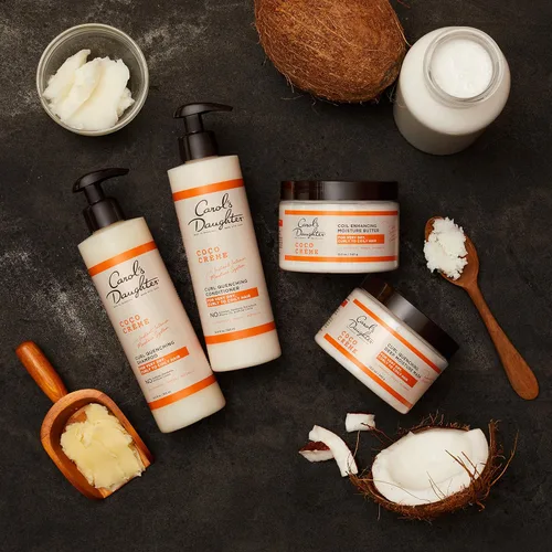 Miniatura 8 de Mantequilla humectante para cabello rizado muy seco Carol's Daughter Coco Creme, con aceite de coco y mantequilla de mango, sin parabenos y sin