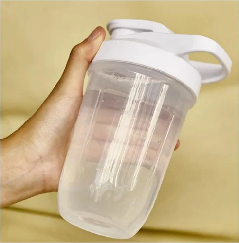Miniatura 15 de ChezMax Shaker Bottle for Protein Powder (BPA free),PP5 Leakproof Mixer Cup with Built-In Mixing Blade, Portable Workout Shaker for Protein, Negro