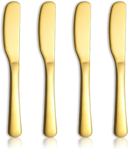 Miniatura 9 de Homquen Cuchillo de mantequilla de acero inoxidable, esparcidor de mantequilla, cuchillos de mantequilla, cuchillo esparcidor de mantequilla para 1.