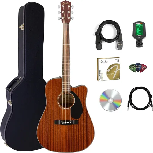 Miniatura 10 de Conjuntos de guitarras acústicas Fender CD-60.