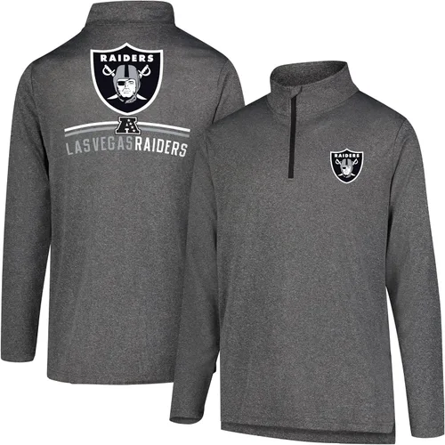 Miniatura 67 de Ultra Game Men's NFL Official Super Soft Quarter Zip Long Sleeve T-Shirt