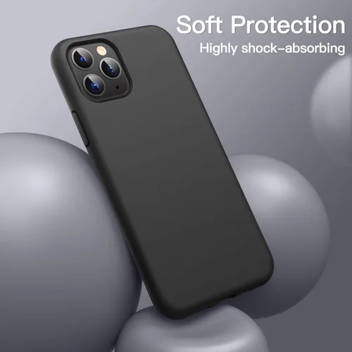 Miniatura 3 de JETech Funda de silicona para iPhone 11 Pro Max de 6.5 pulgadas, suave al tacto, funda protectora de cuerpo completo, a prueba de golpes con forro