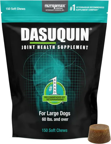 Miniatura 10 de Nutramax Dasuquin para perros pequeños a medianos, suplemento de salud articular, contiene glucosamina para perros, además de condroitina, ASU