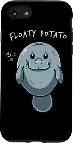 Miniatura 17 de iPhone 11 Floaty Potato Manatí Chubby Sirena Sea Vaca Animal Estuche de Regalo