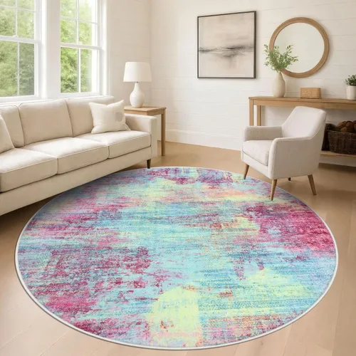 Miniatura 228 de IOHOUZE Alfombra pequeña abstracta de 2 x 3 pies, alfombra de entrada lavable para entrada interior, alfombras con respaldo de goma, alfombra gris