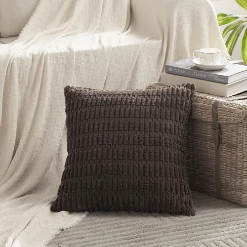 Miniatura 63 de Fancy Homi - Paquete de 2 fundas de almohada decorativas de color taupe de 22 x 22 pulgadas para sala de estar, sofá, cama, estilo rústico, bohemio