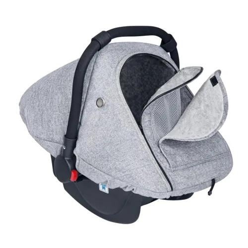 Miniatura 8 de Fairy Baby Funda de asiento de automóvil de invierno para asiento de automóvil con ventana de malla (negro), fundas de asiento de automóvil cálidas