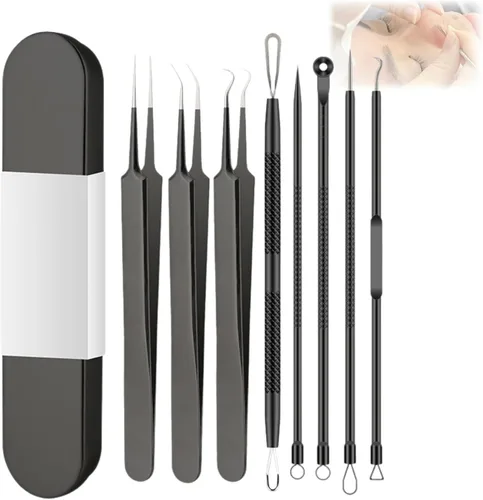 Usiveinborn - Removedor de puntos negros mejorado, pinzas Usiveinborn para puntos negros, pinzas profesionales mejoradas para eliminar puntos