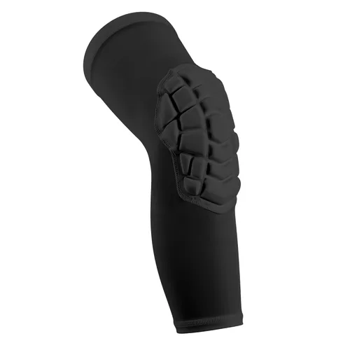 Rodilleras de baloncesto, cubiertas de compresión para piernas para adolescentes y adultos, rodilleras para lucha libre, fútbol, voleibol, Negro