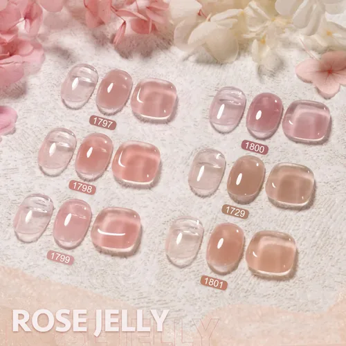 Miniatura 7 de GAOY - Gel de construcción para uñas, fortalecedor de uñas de 16ml en una botella, gel duro para extensión de uñas, esmalte de uñas de secado al UV