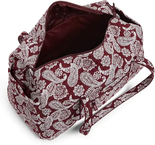 Miniatura 4 de Vera Bradley Women's Cotton Collegiate Large Travel Duffle Bag (Multiple Teams Available)