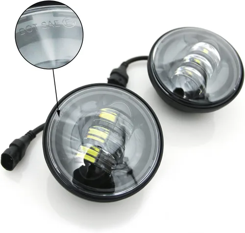 Miniatura 4 de Luz antiniebla para motocicleta, foco auxiliar, dinámicas personalizadas para Harley Davidson, señal de giro, luces de giro, soportes de luz