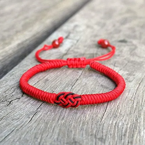 Miniatura 5 de ULYSIA Pulsera roja de cadena del destino para parejas, regalos del día de San Valentín para él, para ella, pulseras a juego para novio, novia
