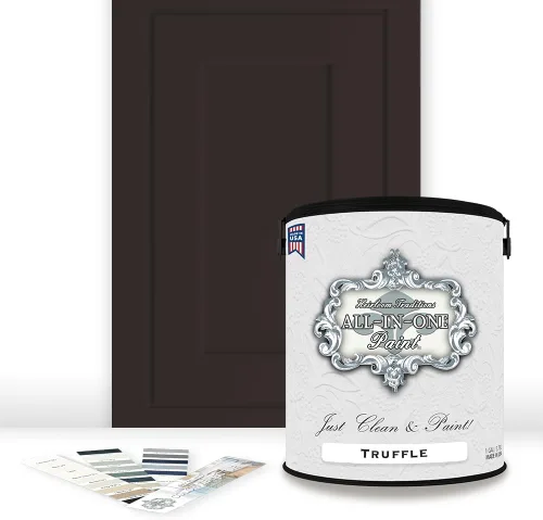 Miniatura 49 de Pintura TODO EN UNO, Abbey (gris cálido), Muestra de 8oz - Pintura duradera para gabinetes y muebles. Imprimación y capa superior incorporadas,