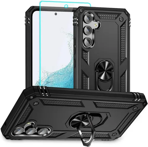 Miniatura 9 de Funda para Samsung A54 5G, Galaxy A54 5G con protector de pantalla HD, [grado militar de 16 pies a prueba de caídas], anillo protector a prueba