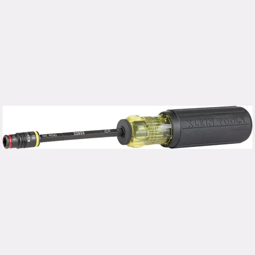 Miniatura 9 de Klein Tools 32910 Destornillador de Impacto, Juego de Dados de Impacto SAE 7 en 1 con Mango, Dado Giratorio con Tamaños de Destornillador de Tuerca