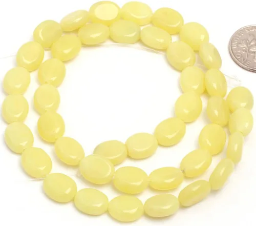 Miniatura 3 de Cuentas de jade de aventurina verde para hacer joyas, piedras preciosas semipreciosas, 0.315 x 0.394 in, ovaladas de 15 pulgadas JOE FOREMAN