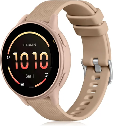 Miniatura 10 de GEAK Compatible con correas de reloj Garmin Vivoactive 5/Garmin Vivoactive 3, banda de silicona de 20 mm para Vivoactive 3 Music/Vivomove