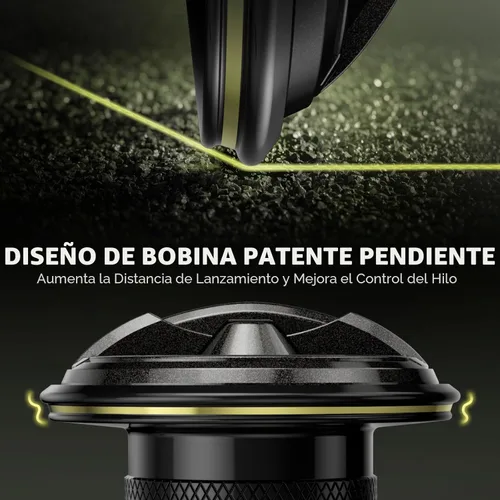 Miniatura 9 de KastKing Carrete giratorio Sharky - Relaciones de engranajes de 5.2:1 y 6.2:1, resistencia de fibra de carbono de 33 a 39.5 libras, rodamientos