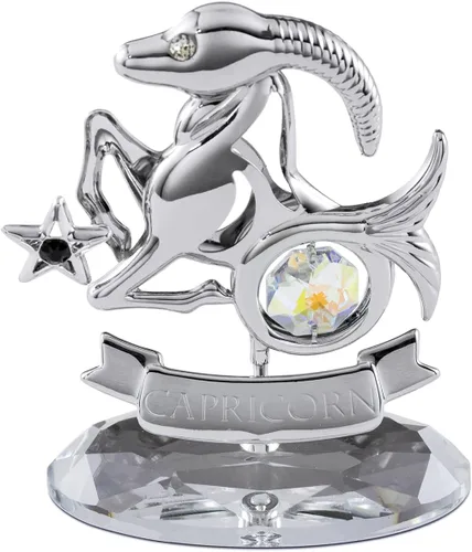 Miniatura 19 de CRYSTOCRAFT Regalo de sagitario, adorno de constelación con cristal austriaco, adorno de cristal de signo del zodiaco, colección de decoración