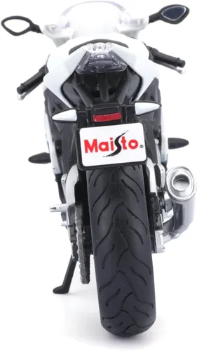 Miniatura 4 de Maisto 1/12 BMW S1000Rr Motocicleta, Blanco/Rojo/Azul Multi