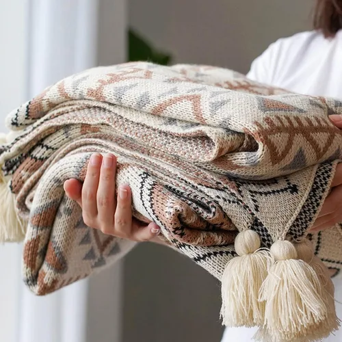 Miniatura 14 de Manta de Zebra 50x70 Beige Mantas de Forro Polar Suaves y Esponjosas para Sofá, Cama o Sillón, Manta Gruesa y Cálida para Mujeres, para Todas