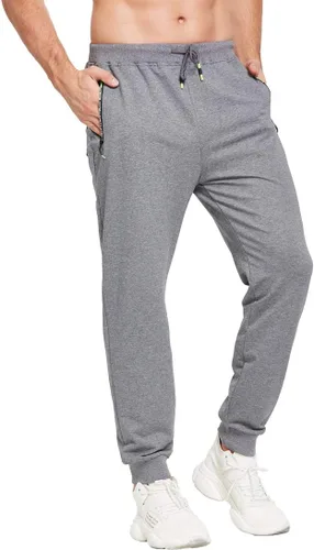 Miniatura 2 de Tansozer - Pantalones deportivos para hombre, ligeros, entallados, informales, bolsillos con zíper