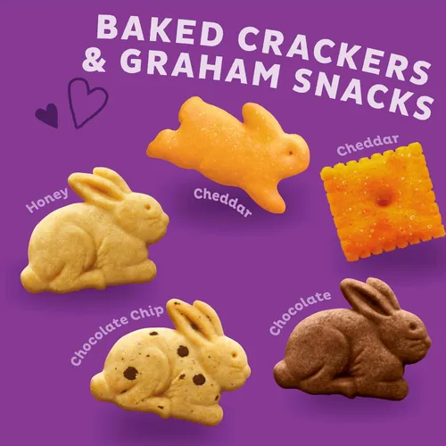 Miniatura 2 de Annie's Bocadillo orgánico Bunny Grahams, Cheddar, 0.75 onzas, 100