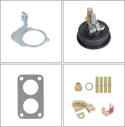 Miniatura 7 de GXYWADY Carburador universal de 2 barriles 428 de 38 x 38 Weber Fiat Renault tipo repuesto para VW Ford Daewoo Dodge Jeep Lada Opel Toyota 19830.202