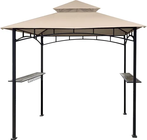 SCOCANOPY Toldo de Repuesto para Parrilla Parte Superior de Gazebo BBQ Compatible con Gazebo de Parrilla Aldi Gardenline Belavi Shoprite, para