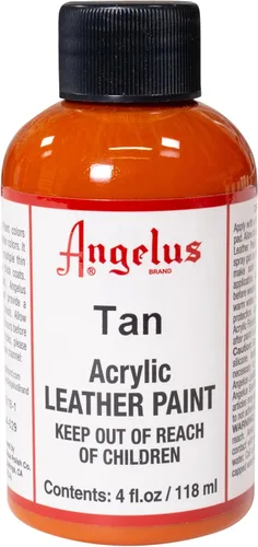 Miniatura 32 de Angelus - Pintura acrílica para cuero, 4 Fl Oz, color blanco - Pintura para cuero profesional flexible, resistente a grietas, arañazos