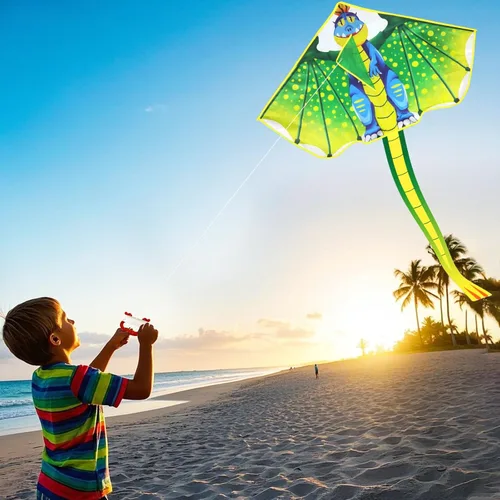 Miniatura 4 de Cometas para niños de 4 a 8 a 12 años, cometa para principiantes para adultos, fácil de volar, cometas para niños pequeños de 3 a 5 años con mango