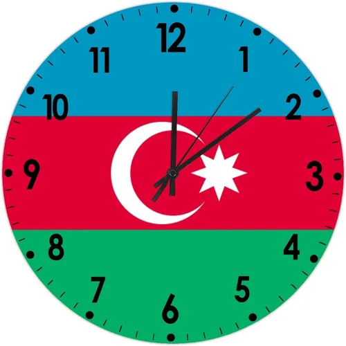 Miniatura 358 de Cheyan Reloj de pared con bandera de Canadá de 12 pulgadas, silencioso, sin tictac, de PVC, funciona con pilas, reloj redondo decorativo, regalo