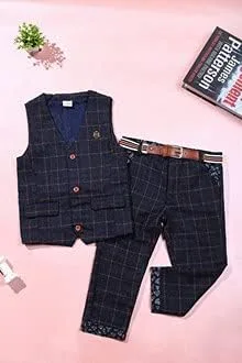 Miniatura 8 de TAOJIAN - Chaleco de esmoquin para bebé, estilo vintage, para boda