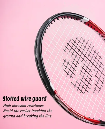 Miniatura 6 de Raquetas de tenis Senston para adultos de 27 pulgadas - Juego de raquetas de tenis para 2 jugadores con 3 pelotas, 2 empuñaduras, 2 amortiguadores