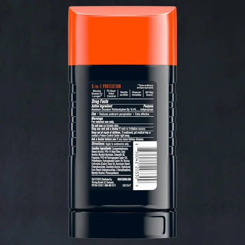 Miniatura 2 de Right Guard Xtreme Defense - Desodorante antitranspirante sólido invisible, aroma Fresh Blast, desodorante 5 en 1 en los que los hombres pueden