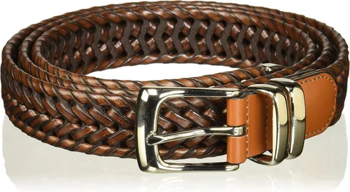 Miniatura 2 de Perry Ellis Men's Portfolio Braided Belt with Leather (Sizes 30-54 Inches)