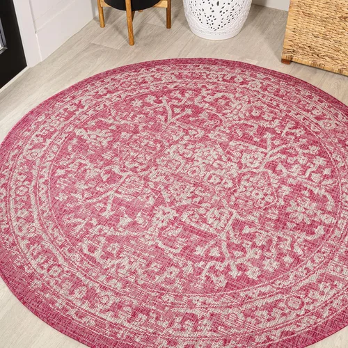 Miniatura 40 de JONATHAN Y Boho Medallion - Alfombra para interiores y exteriores, 3 x 5 pies, color verde azulado/gris, tejido texturizado Malta, para patio