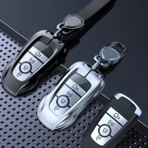 Miniatura 9 de Funda de metal de aleación de zinc para Ford Fusion F150 F250 F350 F450 F550 Edge Explorer Escape Mustang