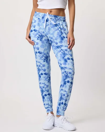 Miniatura 2 de Real Essentials - Pantalones, paquete de 3 unidades Real Essentials - Pantalones deportivos de yoga ultra suaves para mujer con bolsillos y cordón