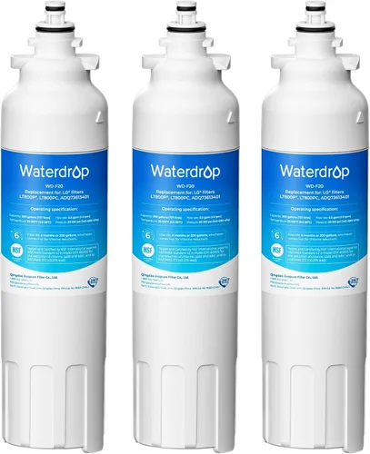 Miniatura 14 de Waterdrop LT800P Filtro de agua para refrigerador, NSF 401&53&42, compatible con LG LT800P, ADQ73613401, Kenmore 9490, 46-9490, 469490, ADQ73613402