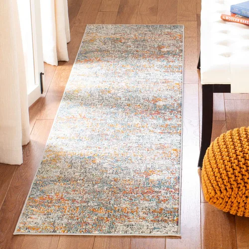 Miniatura 56 de SAFAVIEH Colección Madison - Alfombra de acento 2'2" x 4', negro y dorado, diseño abstracto moderno, no desprende pelusa y fácil cuidado, ideal