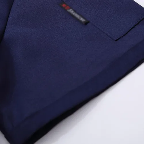 Miniatura 6 de Chaqueta de chef unisex con doble botonadura, ligera, de manga corta, para servicio de cocina, uniforme de trabajo