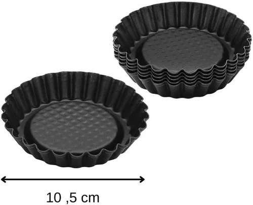 Miniatura 3 de Zenker Mini sartenes antiadherentes de acero al carbono, 4 pulgadas de diámetro, juego de 6