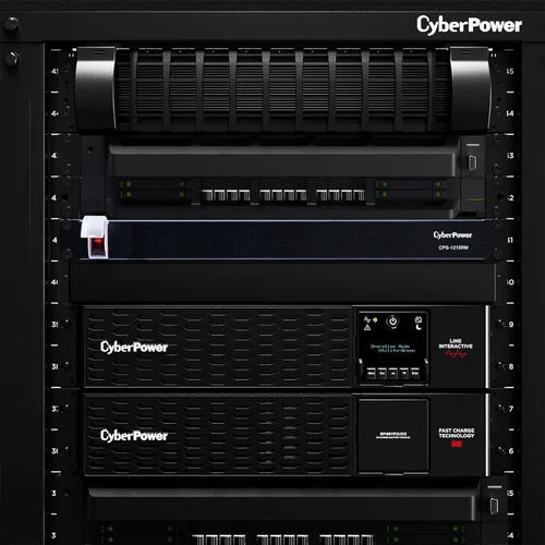 Miniatura 7 de Montaje del rack PDU Cyberpower Cps-1220 Rms, conector múltiple, 12 salida 20 A, 2400 VA, 1800 julios 15 A Negro