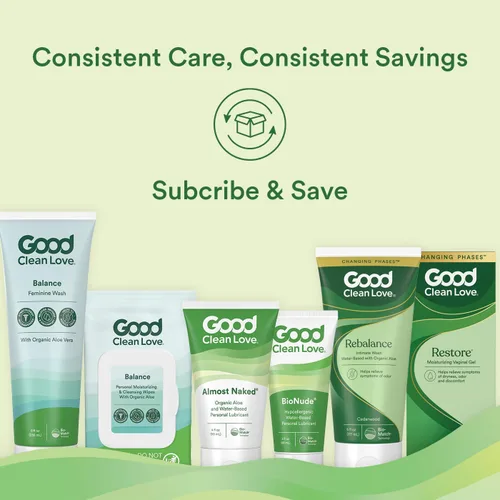 Miniatura 7 de Good Clean Love BioNude - Lubricante personal ultra sensible, hipoalergénico, sin perfume y sin sabor, lubricante a base de agua, seguro