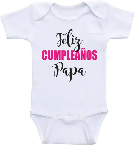 Miniatura 5 de Feliz Cumpleanos Papa - Body de cumpleaños para bebé