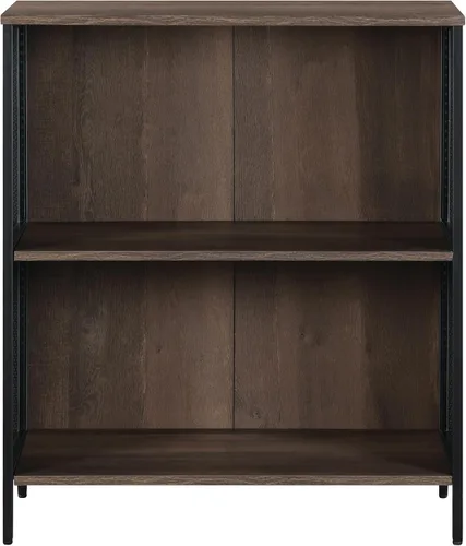 Miniatura 4 de OSP Home Furnishings Ace Librero Contemporáneo Moderno de Almacenamiento con Estantes, 2 Estantes, Acabado Ozark Ash