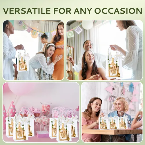 Miniatura 7 de Premios de baby shower para ganadores del juego, tablero de queso, juego de utensilios de cocina de acero inoxidable, toalla de agradecimiento